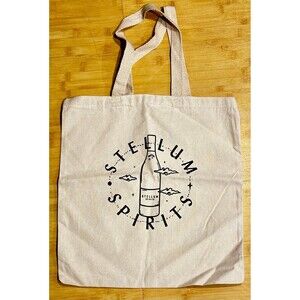 NEW! Stellum Spirits‎ white canvas tote bag